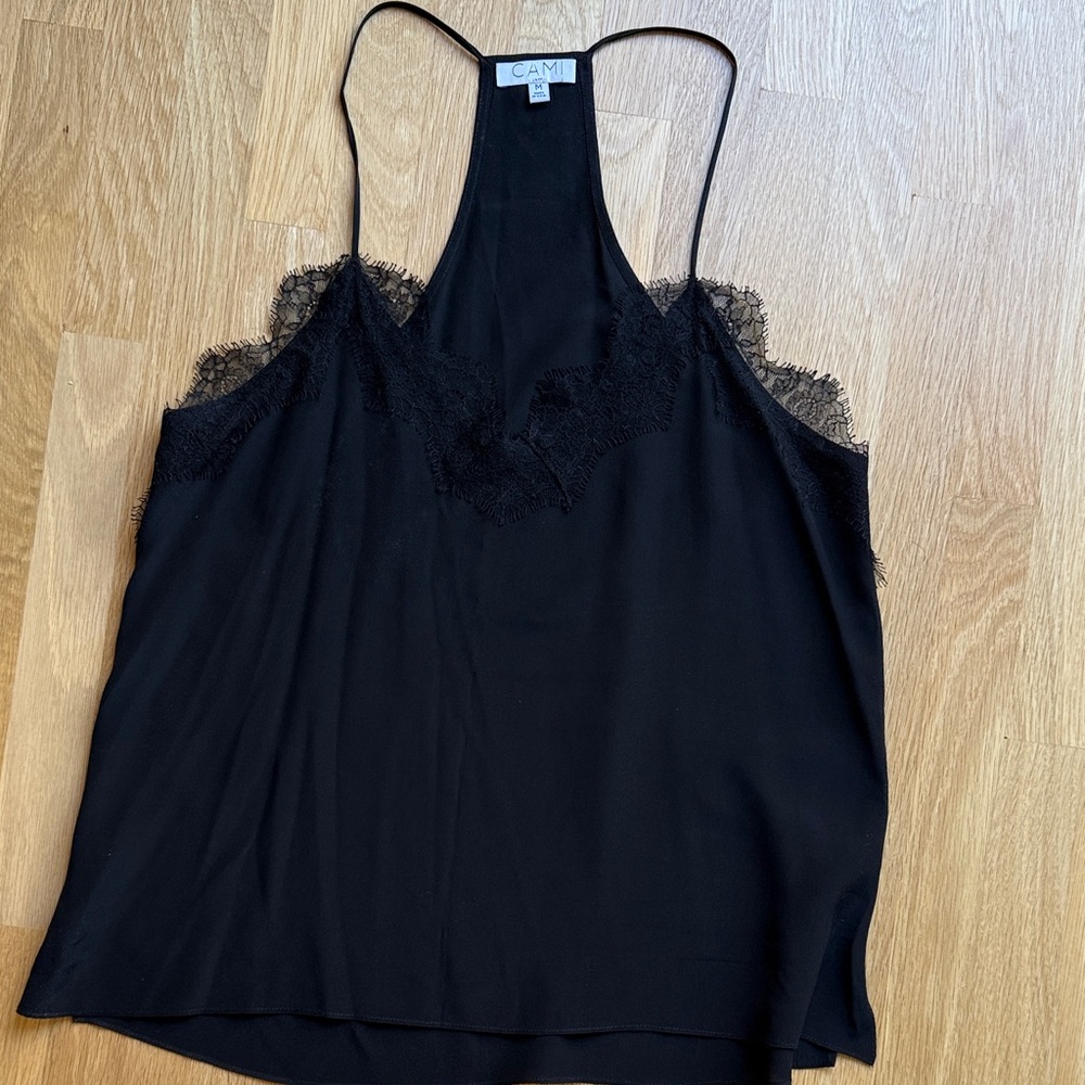 Cami NYC Black Silk Cami - Picture 5 of 6
